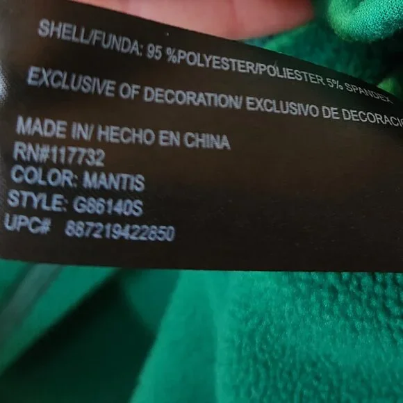 Men's XXL Green ZeroXposur Pullover - Picture 7 of 8